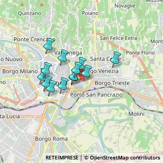 Mappa Via Cantarane, 37128 Verona VR, Italia (1.31154)