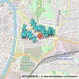 Mappa Via Cantarane, 37128 Verona VR, Italia (0.299)