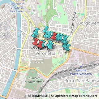 Mappa Via Cantarane, 37128 Verona VR, Italia (0.244)