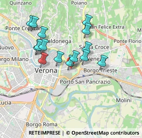 Mappa Via Cantarane, 37128 Verona VR, Italia (1.618)