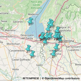 Mappa 37019 Peschiera del Garda VR, Italia (11.42842)