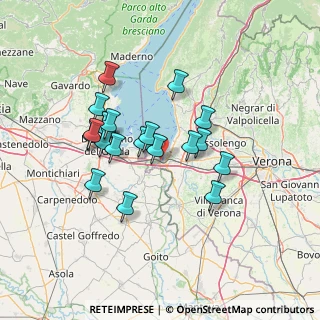 Mappa 37019 Peschiera del Garda VR, Italia (11.8765)