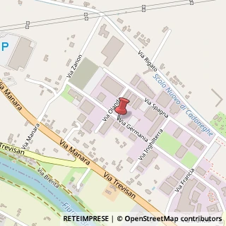 Mappa Via Germania, 37, 35010 Vigonza, Padova (Veneto)
