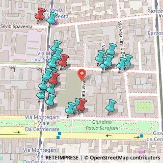Mappa Via Fratelli Vivarini, 20141 Milano MI, Italia (0.11071)