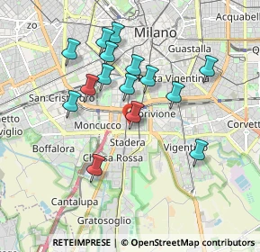Mappa Via Fratelli Vivarini, 20141 Milano MI, Italia (1.668)