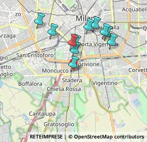 Mappa Via Fratelli Vivarini, 20141 Milano MI, Italia (1.73182)