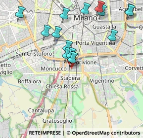 Mappa Via Fratelli Vivarini, 20141 Milano MI, Italia (2.11667)