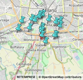 Mappa Via Fratelli Vivarini, 20141 Milano MI, Italia (1.43)