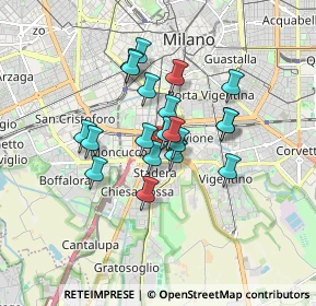 Mappa Via Fratelli Vivarini, 20141 Milano MI, Italia (1.2735)