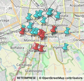 Mappa Via Fratelli Vivarini, 20141 Milano MI, Italia (1.5555)