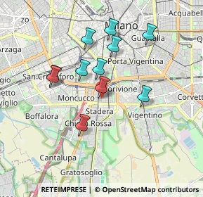 Mappa Via Fratelli Vivarini, 20141 Milano MI, Italia (1.58727)