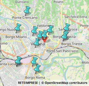 Mappa Piazza San Fermo, 37121 Verona VR, Italia (1.85714)