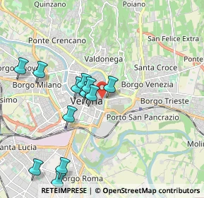 Mappa Piazza San Fermo, 37121 Verona VR, Italia (1.93833)
