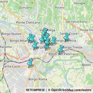 Mappa Piazza San Fermo, 37121 Verona VR, Italia (0.94063)