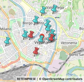 Mappa Piazza Bra, 37121 Verona VR, Italia (0.70571)