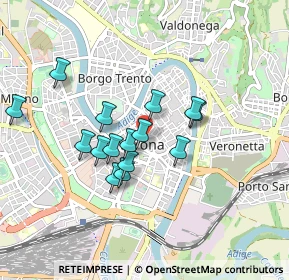 Mappa Piazza Bra, 37121 Verona VR, Italia (0.72467)