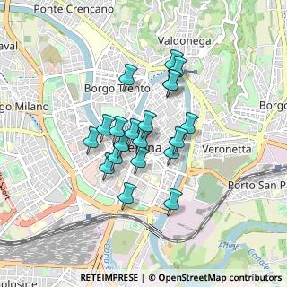 Mappa Via Dietro Anfiteatro, 37121 Verona VR, Italia (0.653)