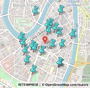 Mappa P.za Bra, 37121 Verona VR, Italia (0.4435)