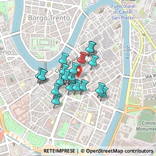 Mappa Piazza Bra, 37121 Verona VR, Italia (0.324)