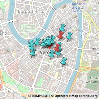 Mappa P.za Bra, 37121 Verona VR, Italia (0.2375)