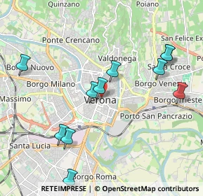 Mappa Piazza Bra, 37121 Verona VR, Italia (2.15727)