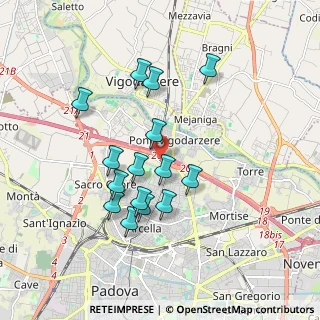 Mappa Fornace Morandi, 35133 Padova PD, Italia (1.63067)
