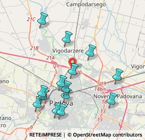 Mappa Fornace Morandi, 35133 Padova PD, Italia (4.14643)