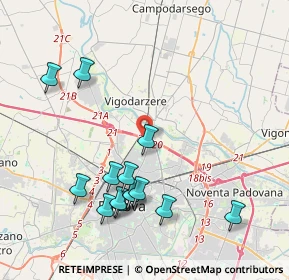 Mappa Fornace Morandi, 35133 Padova PD, Italia (4.285)