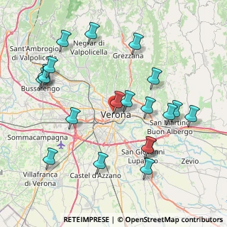 Mappa Vicolo Morette, 37121 Verona VR, Italia (8.899)