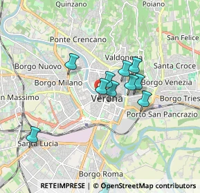 Mappa Vicolo Morette, 37121 Verona VR, Italia (1.47818)