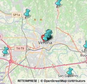Mappa Vicolo Morette, 37121 Verona VR, Italia (3.02)