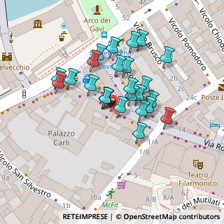 Mappa Vicolo Morette, 37121 Verona VR, Italia (0.04231)