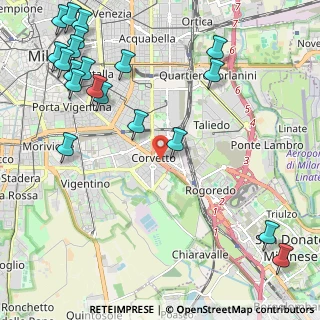 Mappa Via Giuseppe Avezzana, 20139 Milano MI, Italia (2.9695)