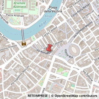 Mappa Via Roma, 1/d, 37121 Verona, Verona (Veneto)