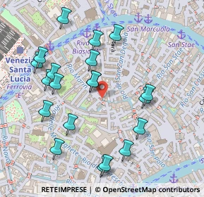 Mappa Fondamenta de la Latte, 30125 Venezia VE, Italia (0.26)