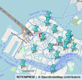 Mappa Calle dell'Olio, 30125 Venezia VE, Italia (1.00188)