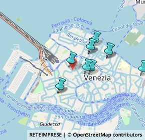 Mappa Calle dell'Olio, 30125 Venezia VE, Italia (0.74636)