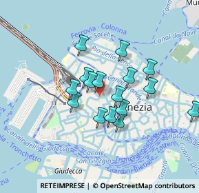 Mappa Calle dell'Olio, 30125 Venezia VE, Italia (0.67938)