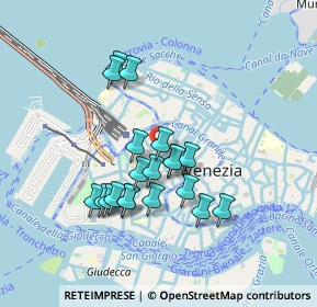 Mappa Fondamenta de la Latte, 30125 Venezia VE, Italia (0.7605)