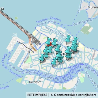 Mappa Fondamenta de la Latte, 30135 Venezia VE, Italia (0.7)