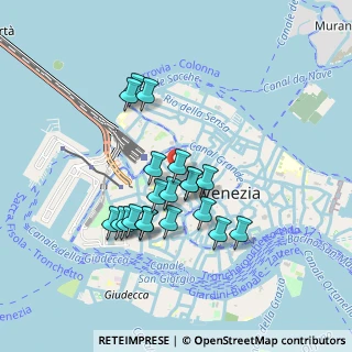 Mappa Fondamenta de la Latte, 30135 Venezia VE, Italia (0.7605)
