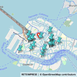 Mappa Fondamenta de la Latte, 30135 Venezia VE, Italia (0.732)