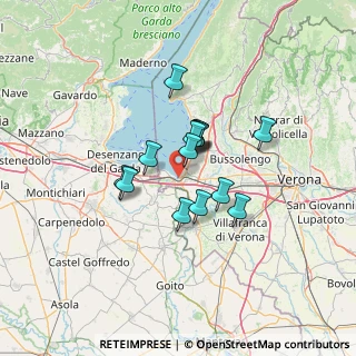 Mappa Via Ottellio, 37019 Peschiera del Garda VR, Italia (8.88733)