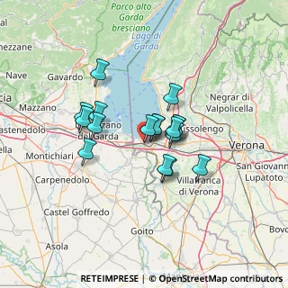 Mappa Via Forte Papa, 37019 Peschiera del Garda VR, Italia (9.69588)