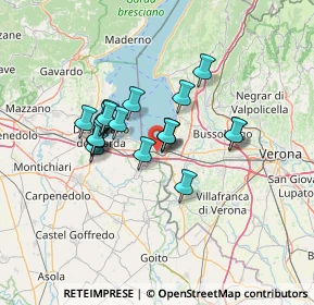 Mappa Via Forte Papa, 37019 Peschiera del Garda VR, Italia (10.145)