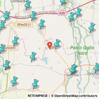 Mappa Via Villa Vetere, 26029 Soncino CR, Italia (6.896)