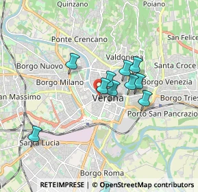 Mappa Corso Castelvecchio, 37121 Verona VR, Italia (1.51182)