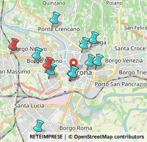 Mappa Corso Castelvecchio, 37121 Verona VR, Italia (1.70583)