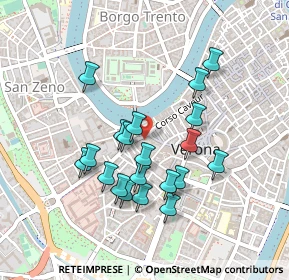 Mappa Corso Castelvecchio, 37121 Verona VR, Italia (0.405)