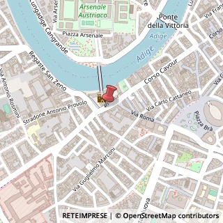 Mappa Corso Castelvecchio,  13, 37121 Verona, Verona (Veneto)